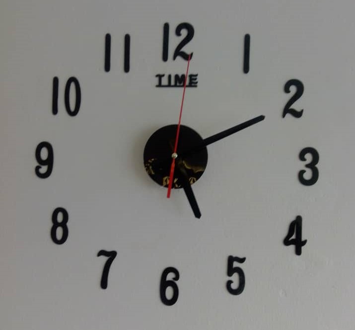 Frameless Wall Clock